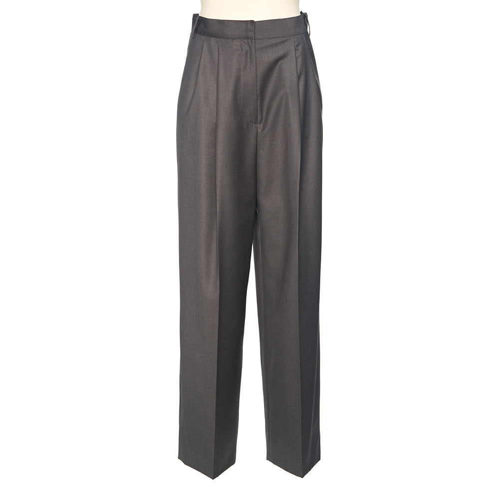 pushBUTTON UNDERLINE DARK GRAY WIDE PANTS