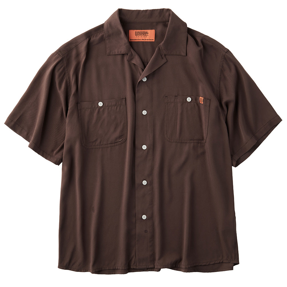 UNIVERSAL OVERALL OPEN COLLAR S/S SHIRT