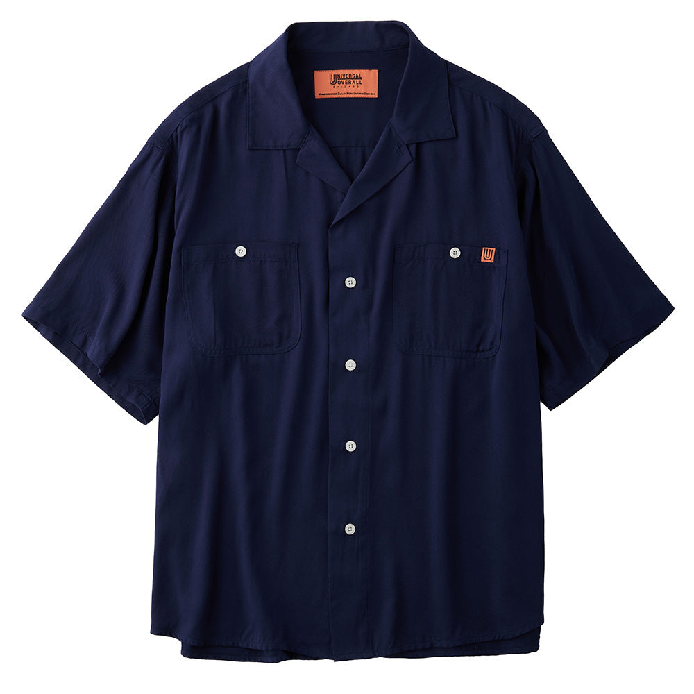 UNIVERSAL OVERALL OPEN COLLAR S/S SHIRT
