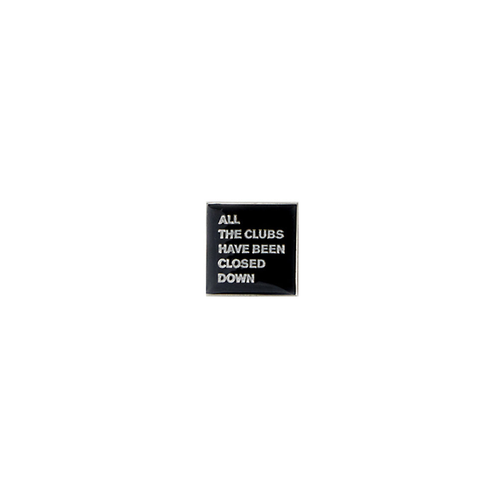 UNDERGROUND ALL THE CLUBS ENAMEL PIN BADGE