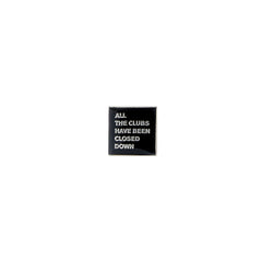 UNDERGROUND ALL THE CLUBS ENAMEL PIN BADGE