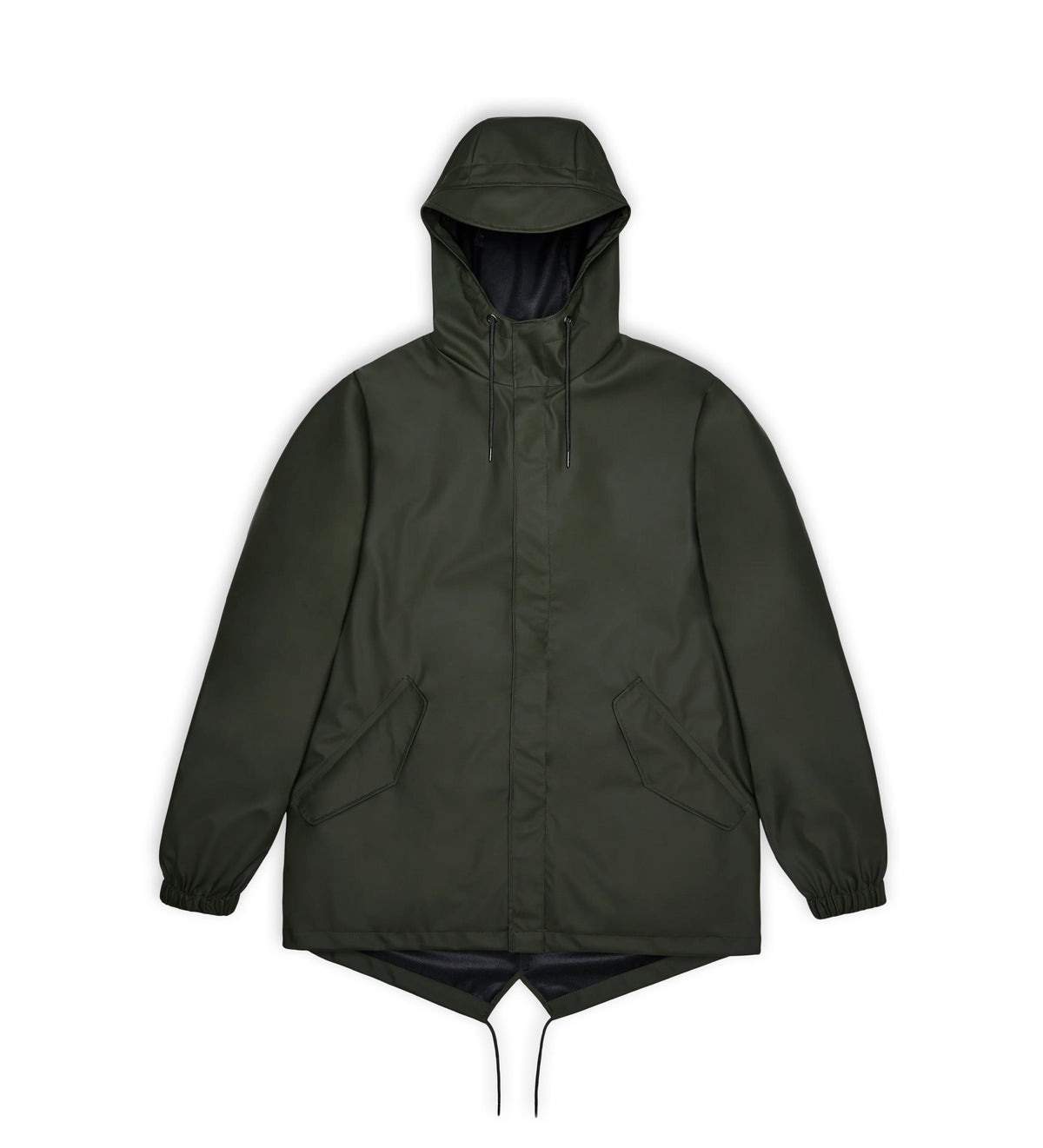 Rains Fishtail Waterproof Jacket Green