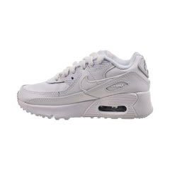 Nike Air Max 90 (PS) Little Kids' Shoes White-Metallic Silver