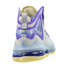 Nike Lebron XIX (GS) Big Kids' Shoes Aura/Citron Tint-Worn Blue dd0418-412