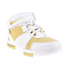 Nike LeBron 2 Retro 'Maccabi' Men's Shoes White-Metallic Gold