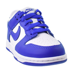 Nike Dunk Low (PS) Little Kids' Shoes White/Hyper Royal fb9108-131