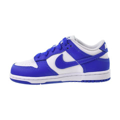 Nike Dunk Low (PS) Little Kids' Shoes White/Hyper Royal fb9108-131